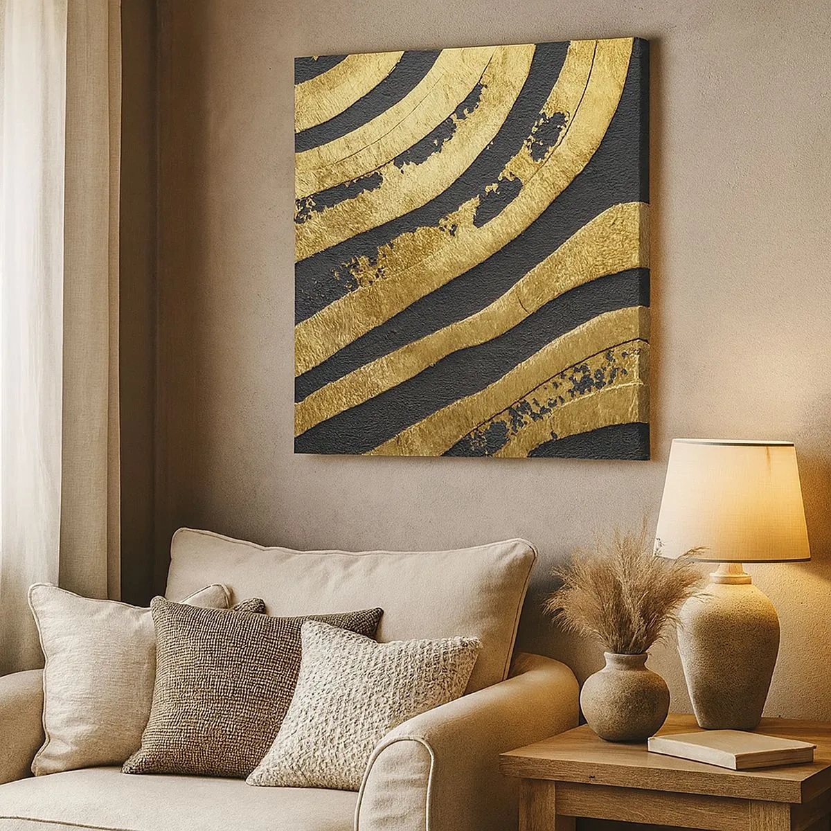 Canvas picture - Everything Flows - 30x30 cm