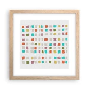 Poster in light oak frame - Unknown Game - 30x30 cm