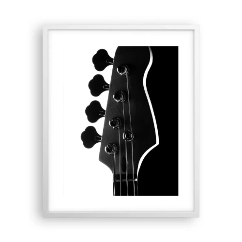 Poster in white frmae - Rock Silence - 40x50 cm