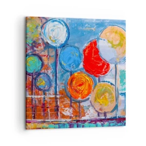 Canvas picture - Lolly Sticks - 60x60 cm
