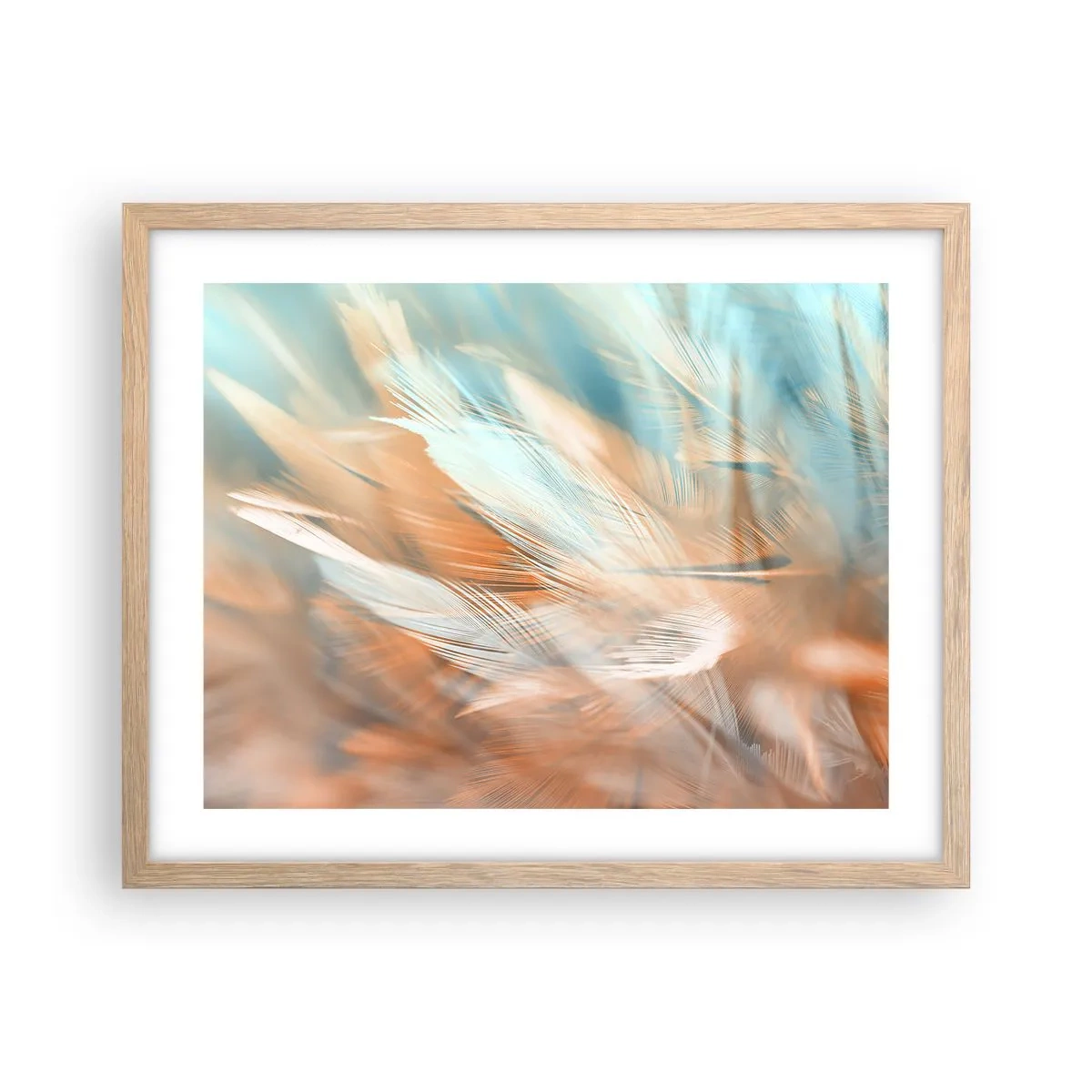 Poster in light oak frame - In the Land of Gentleness - 50x40 cm