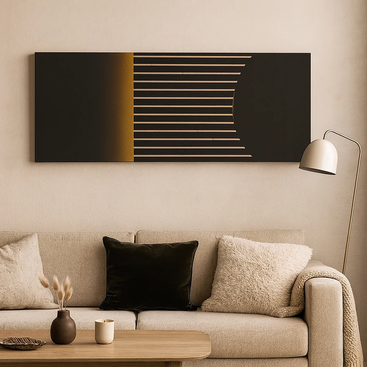 Canvas picture - Investigating Darkness - 30x30 cm