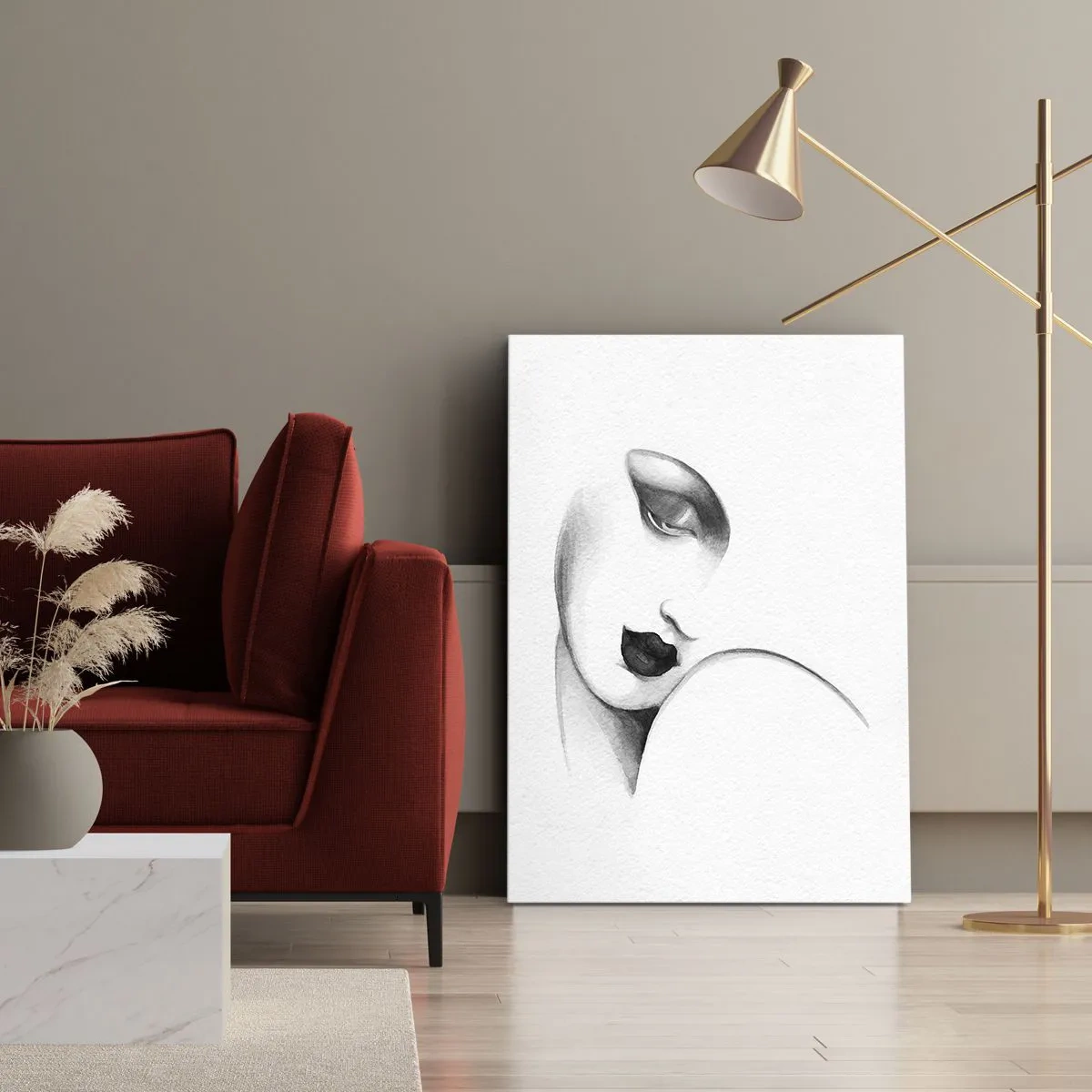 Canvas picture - Lempicka Style - 45x80 cm