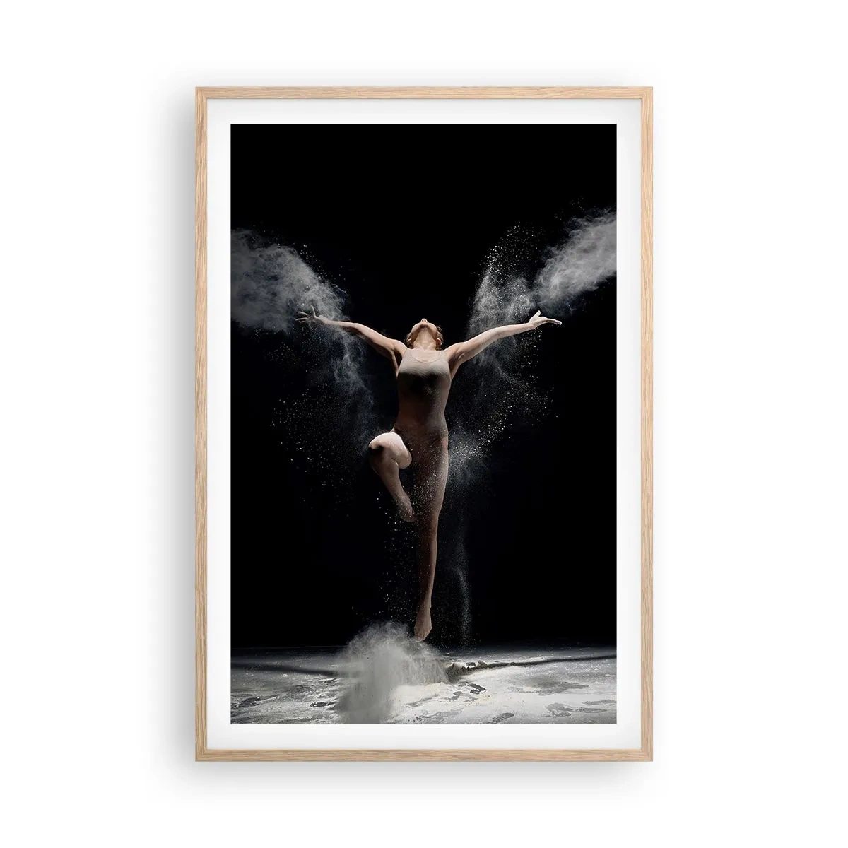 Poster in light oak frame - Elves Exist - 61x91 cm