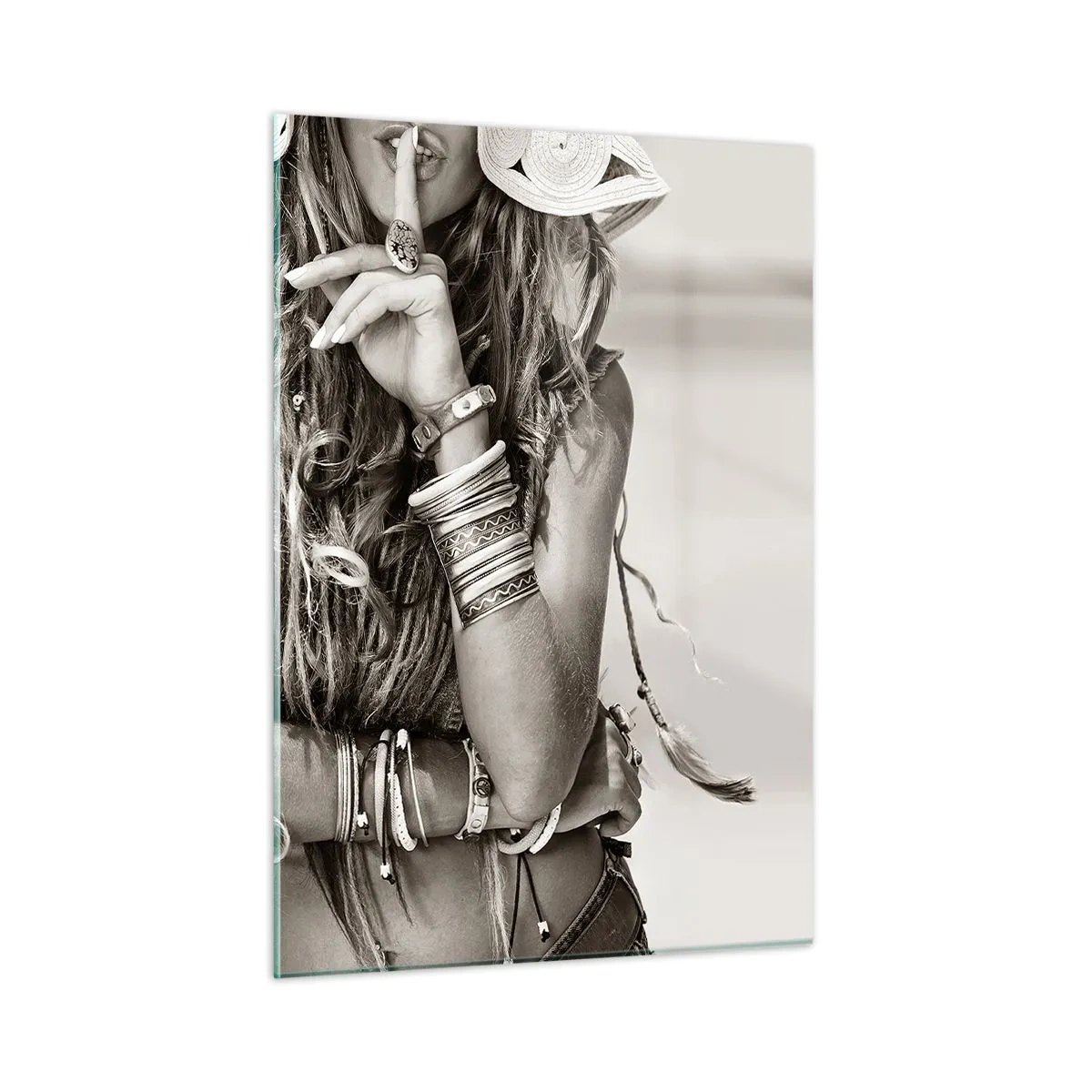 Glass picture - Like a Girl - 50x70 cm