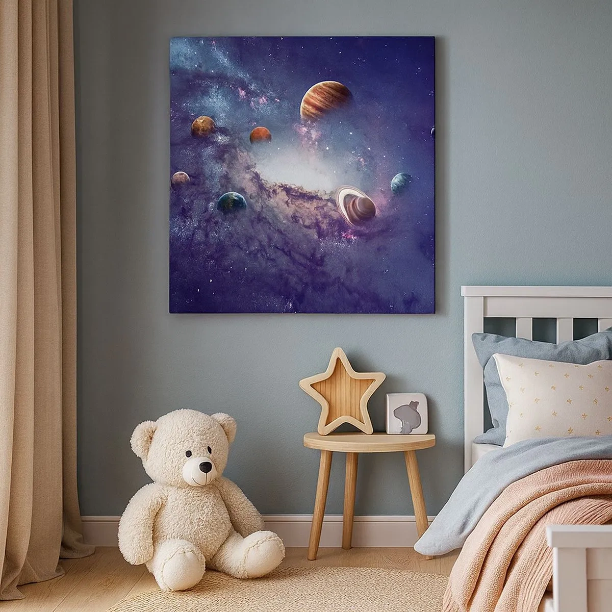 Canvas picture - Solar-Dancing System - 30x30 cm