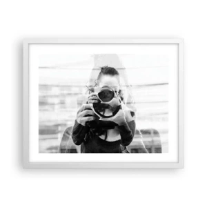 Poster in white frmae - Creator and the Creation - 50x40 cm