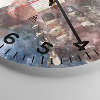 Clock face with numbers