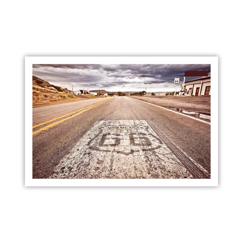 Poster - Mother Road - American Legend - 91x61 cm