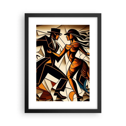 Poster in black frame - Dance of Passion - 30x40 cm