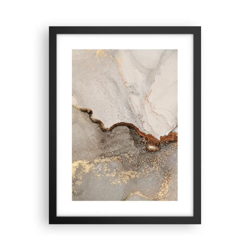 Poster in black frame - On the Border of Colours - 30x40 cm