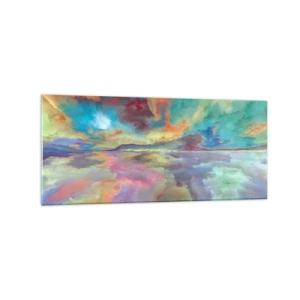 Glass picture - Two Skies - 120x50 cm