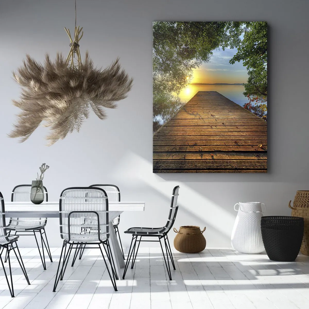 Canvas picture - Don't Hurry, Sit Down - 55x100 cm
