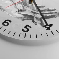 Clock face with numbers
