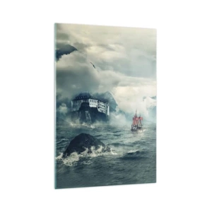 Glass picture - On Magical Waters - 70x100 cm