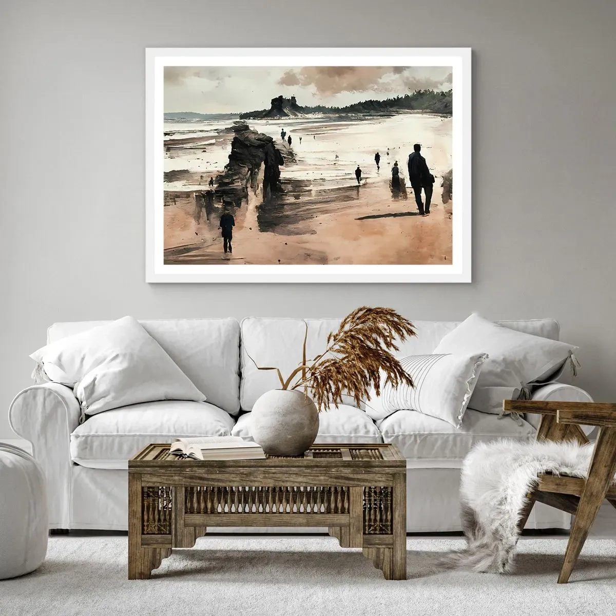 Poster in white frmae - Summoned - 91x61 cm