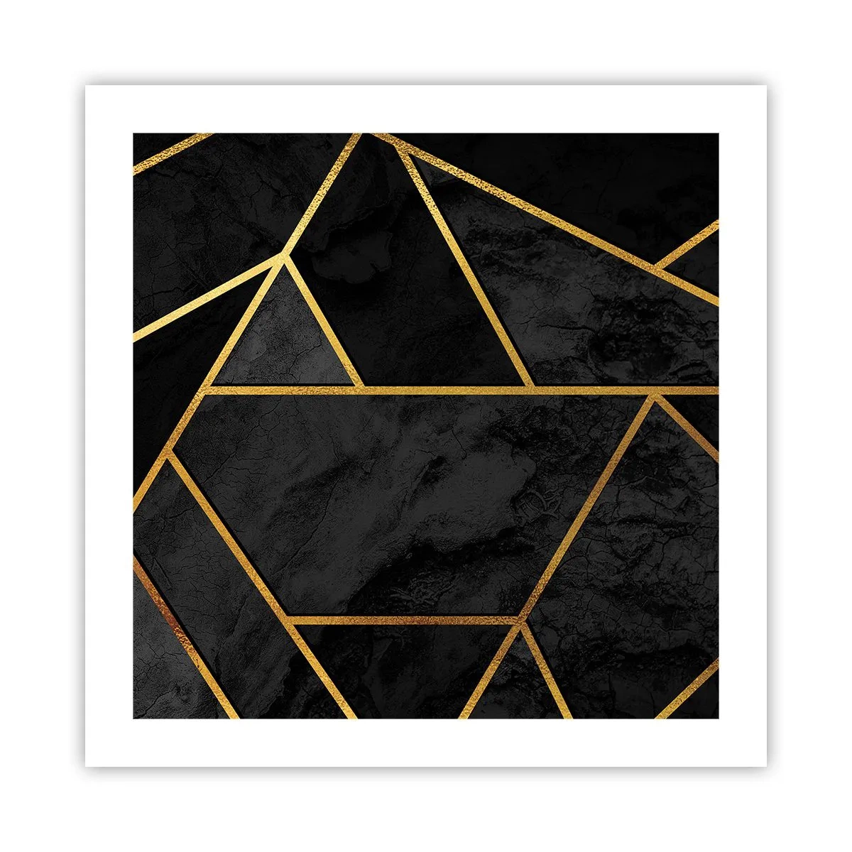Poster - Darkness and Brighness - 50x50 cm