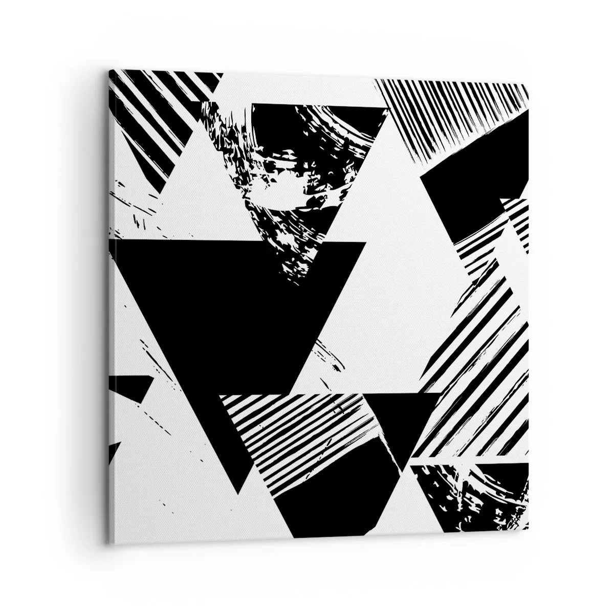 Canvas picture - Rain of Triangles - 60x60 cm