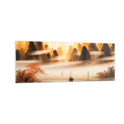 Glass picture - Further than Far East - 140x50 cm