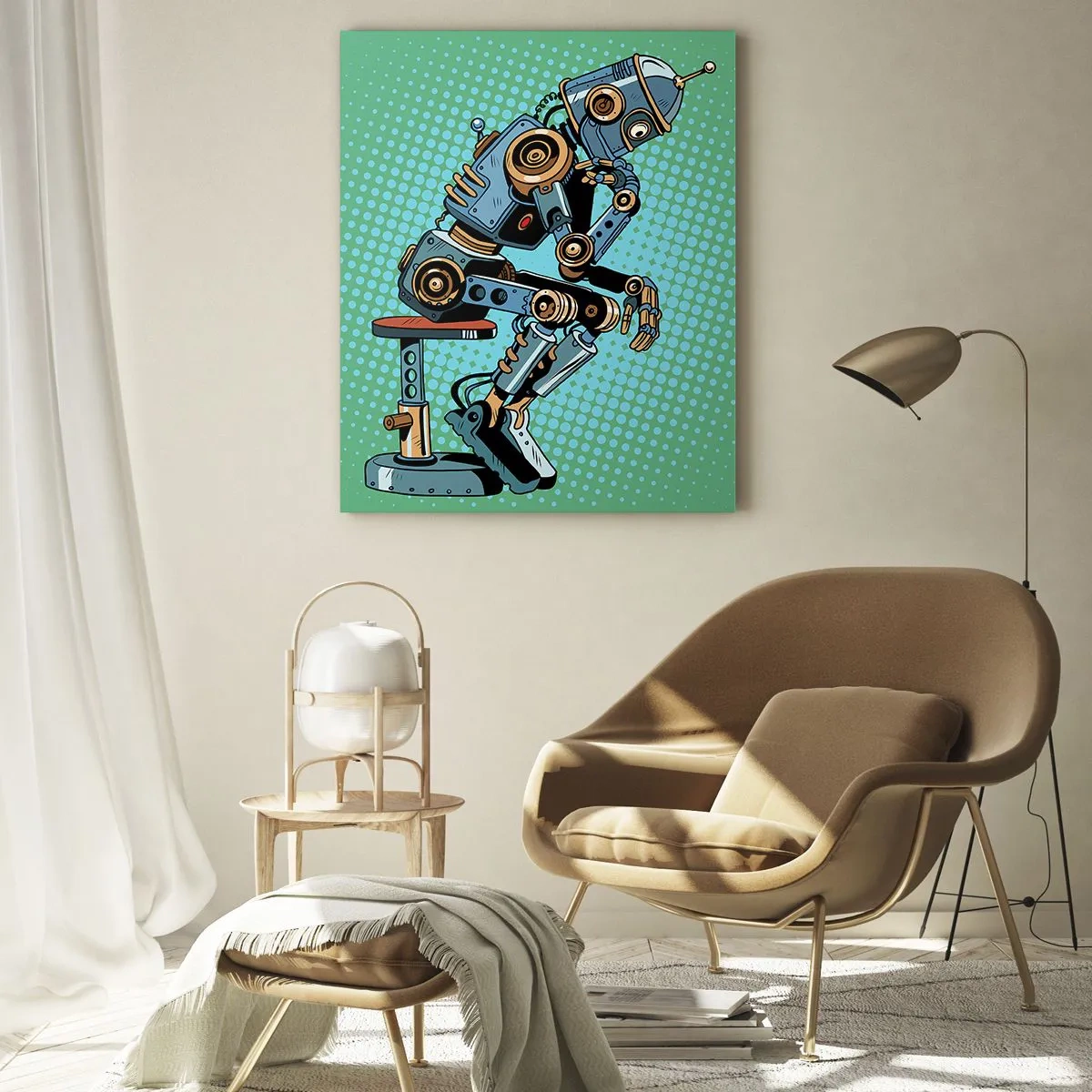Glass picture - On the Essence of Being - 70x100 cm