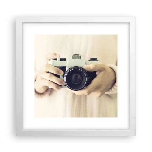 Poster in white frmae - To Know More… - 30x30 cm