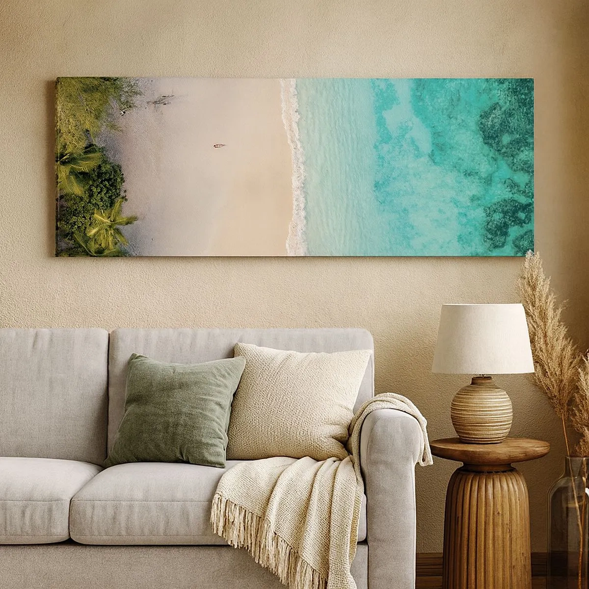 Canvas picture - Paradise Beach - 100x40 cm