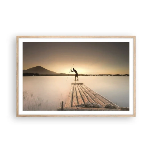 Poster in light oak frame - Before Rest - 91x61 cm