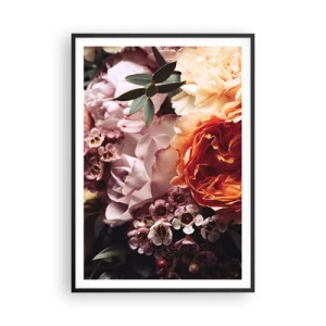 Poster in black frame - Wrapped by Beauty - 70x100 cm