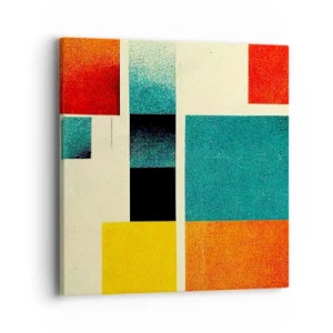 Canvas picture - Geometric Abstract - Good Energy - 40x40 cm