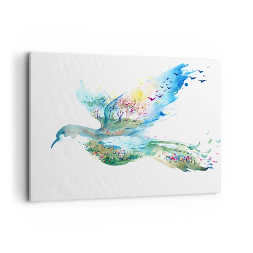 Canvas picture - On The Wings Of Nature - 100x70 cm