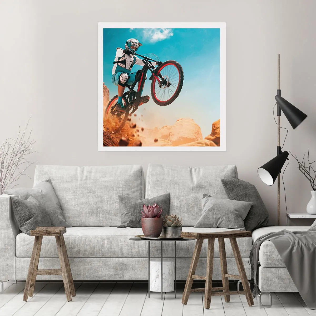 Poster - Madness on Wheels - 50x50 cm