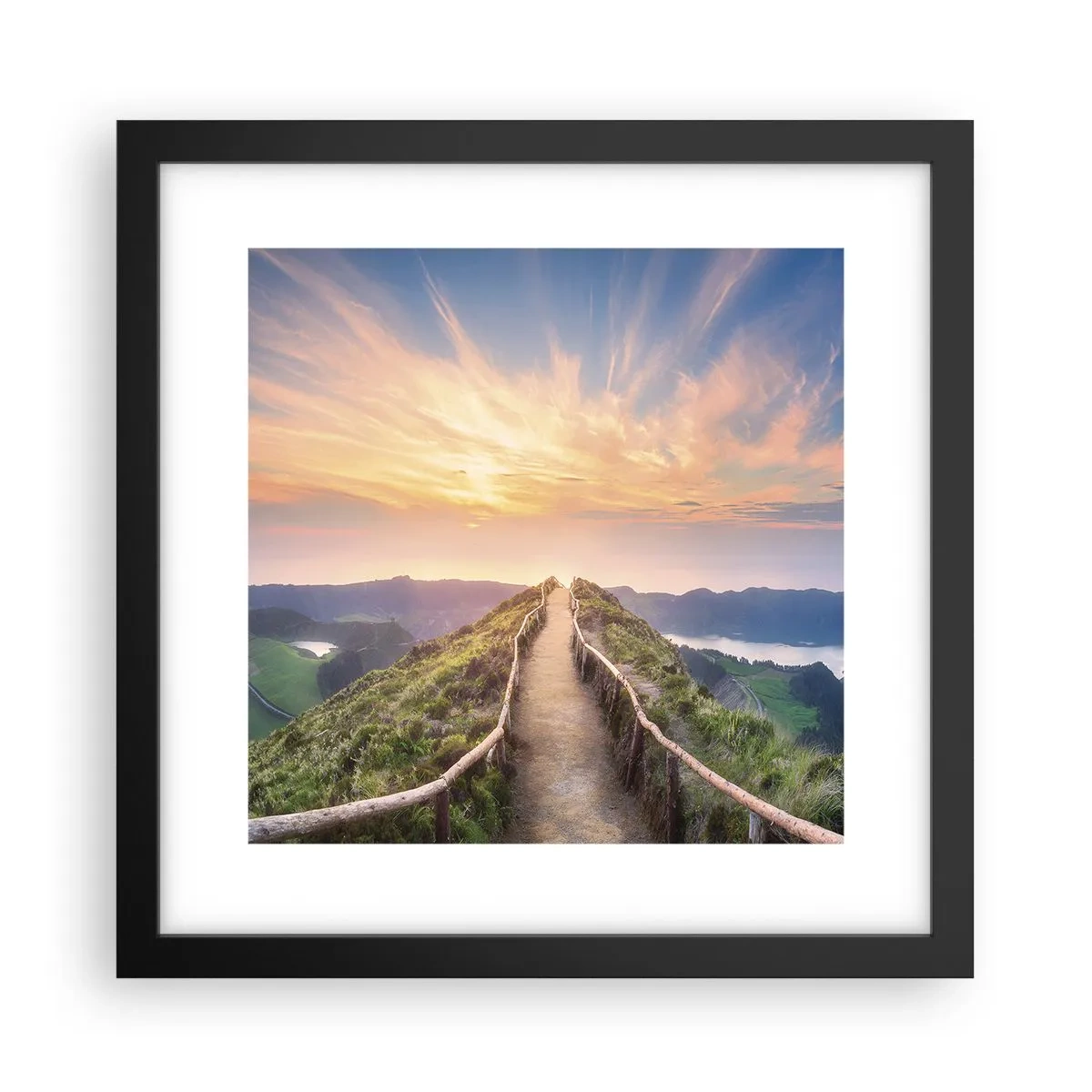 Poster in black frame - Close to Heaven - 30x30 cm