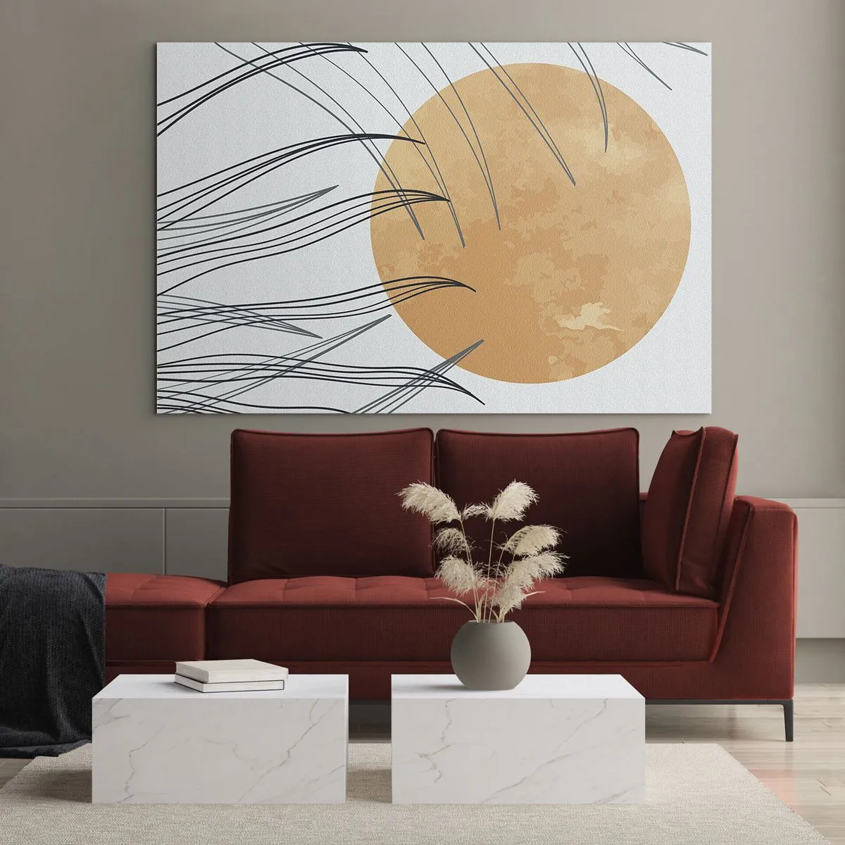 Glass picture - Always Towards the Sun - 100x70 cm