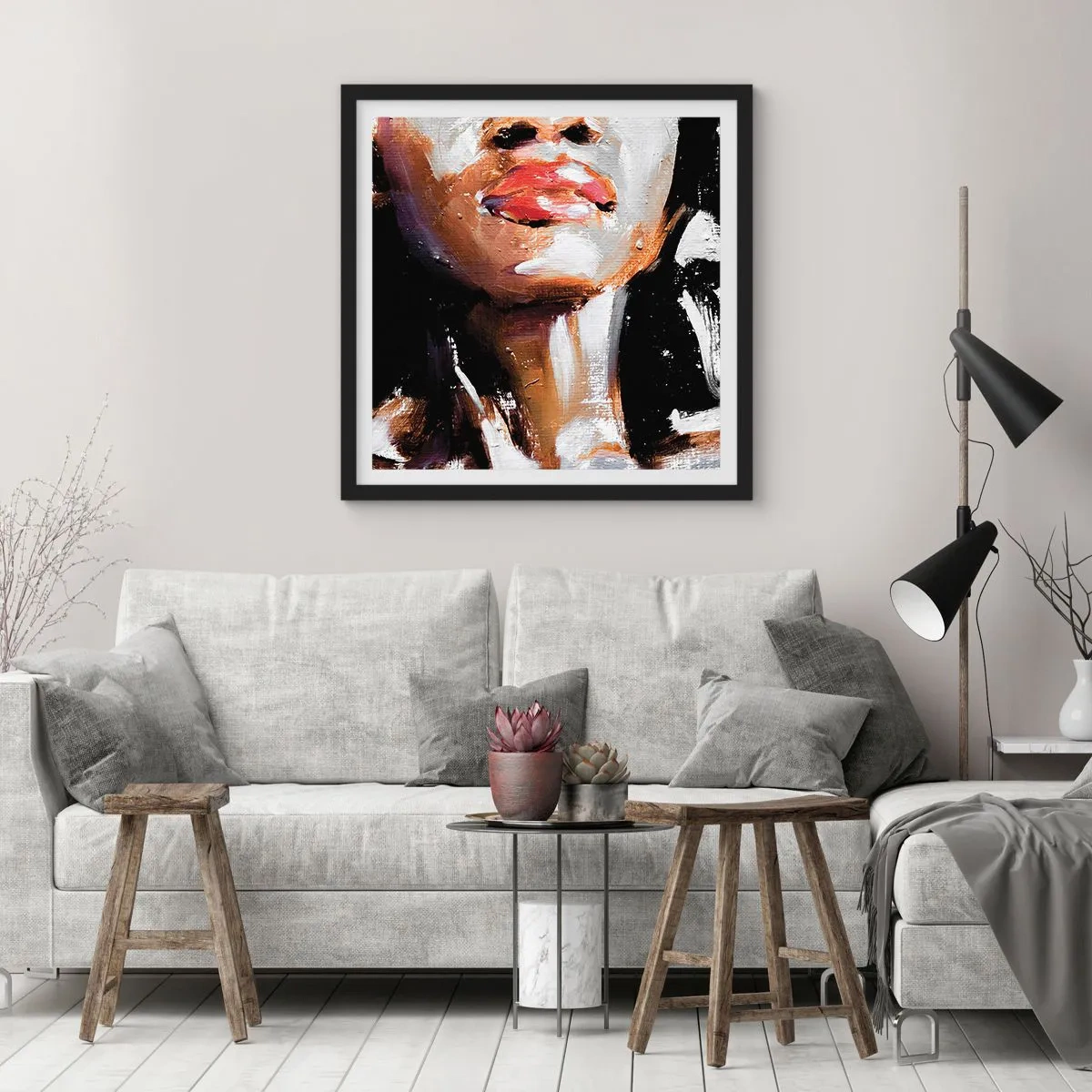 Poster in black frame - Pride without Prejudice - 60x60 cm