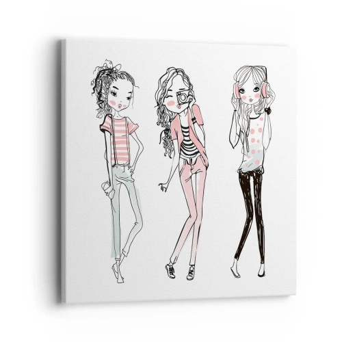 Canvas picture - There Will Be Fun - 40x40 cm