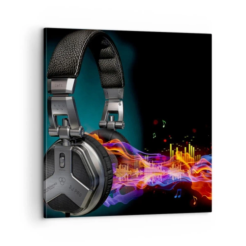Canvas picture - In the Fire of Music - 60x60 cm