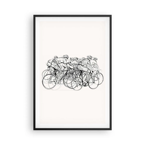 Poster in black frame - Together as a Team - 61x91 cm