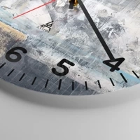 Clock face with numbers