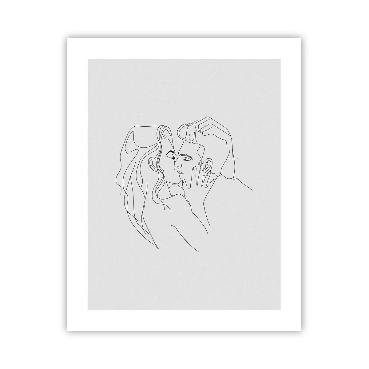 Poster - With the Same Line - 40x50 cm