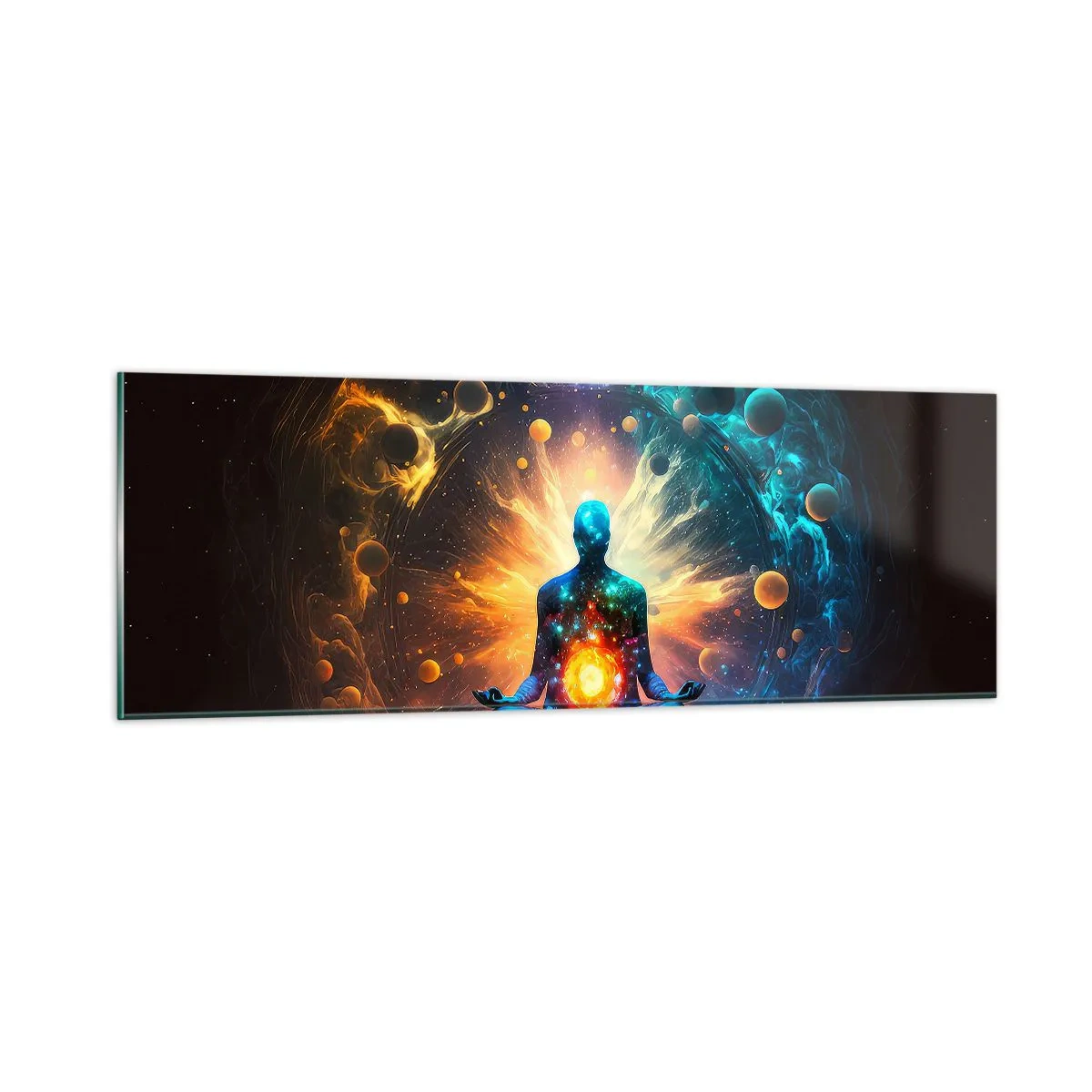 Glass picture - Cosmic Calm - 90x30 cm