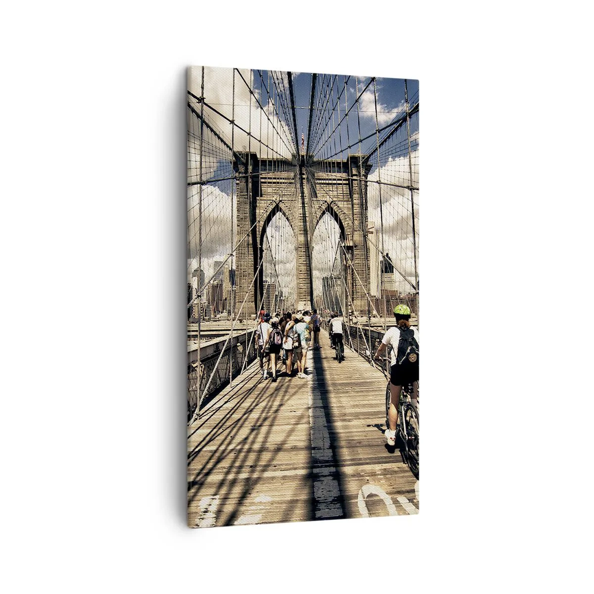 Canvas picture - Straight to the Heart of the City - 45x80 cm