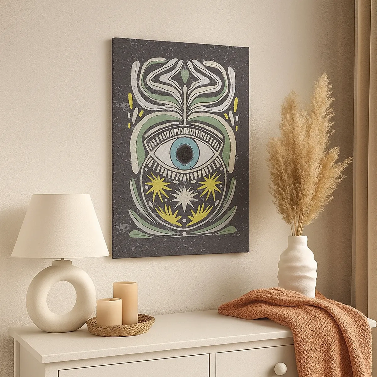 Canvas picture - Tribal Rituals - 50x70 cm