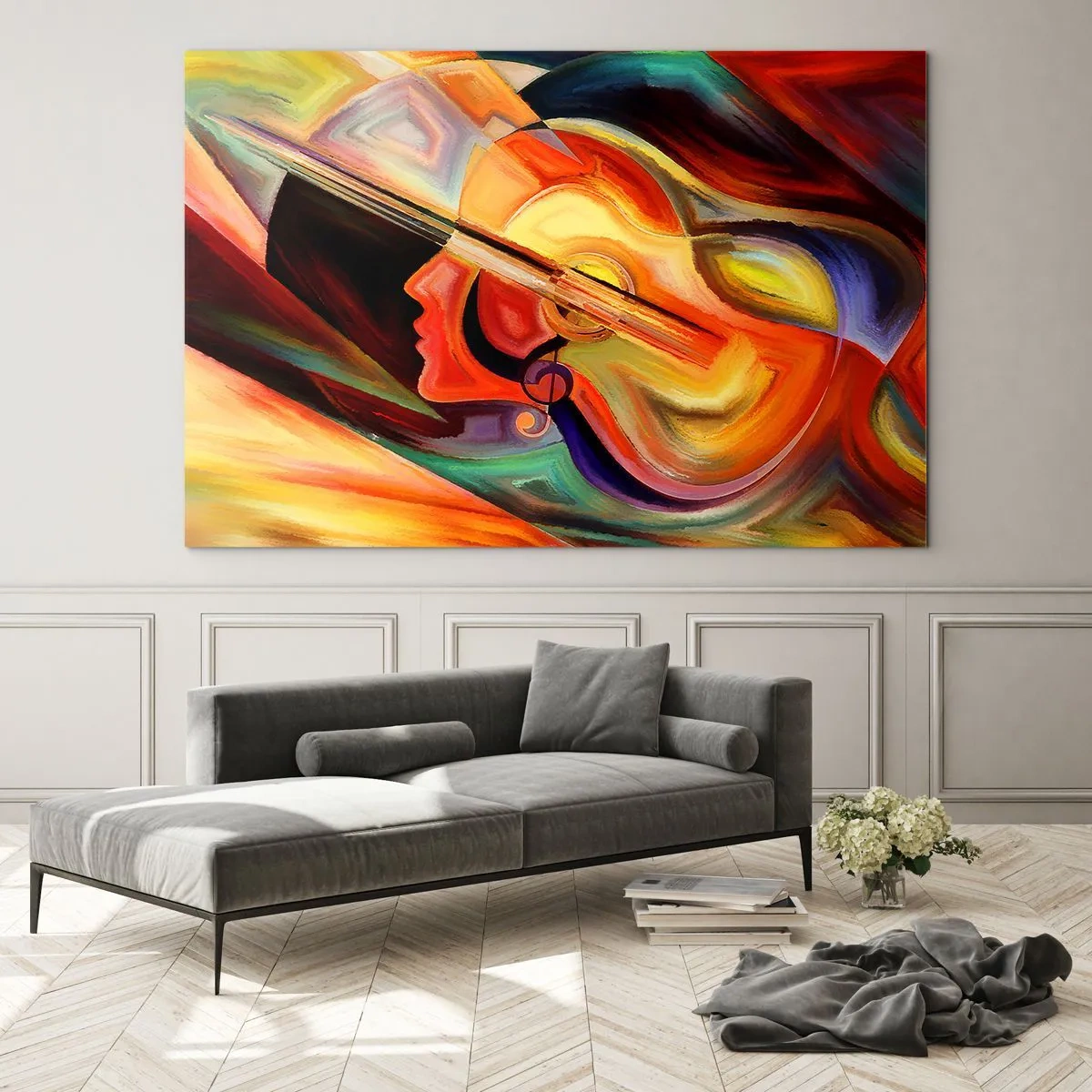 Glass picture - All Is Tuned Up - 120x80 cm