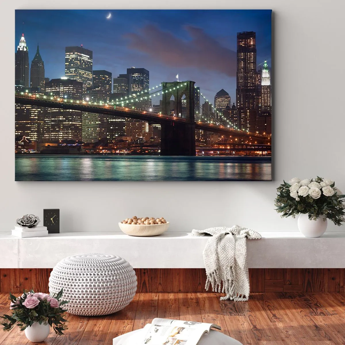 Canvas picture - Starry Night  - 120x80 cm