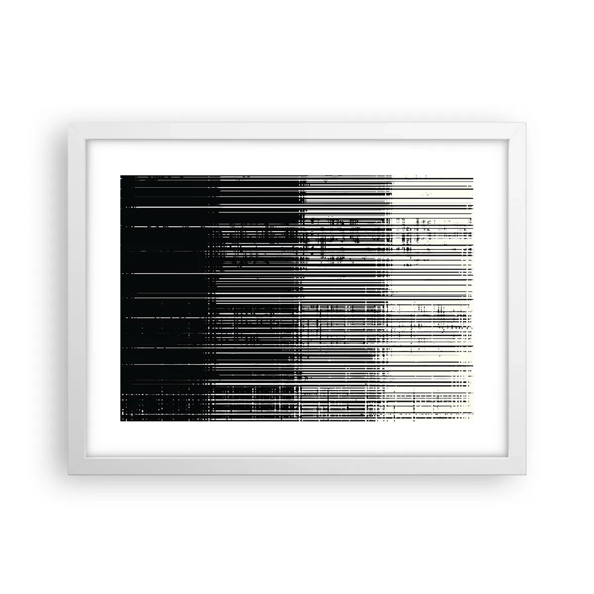 Poster in white frmae - Waves and Vibrations - 40x30 cm