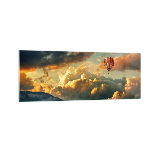 Glass picture - I Like Flying - 140x50 cm