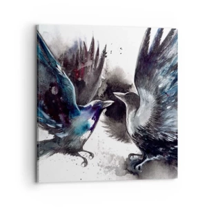 Canvas picture - Two Crows - 70x70 cm