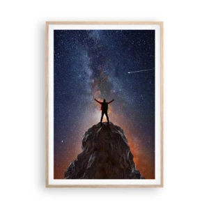 Poster in light oak frame - Power Is with Me! - 70x100 cm