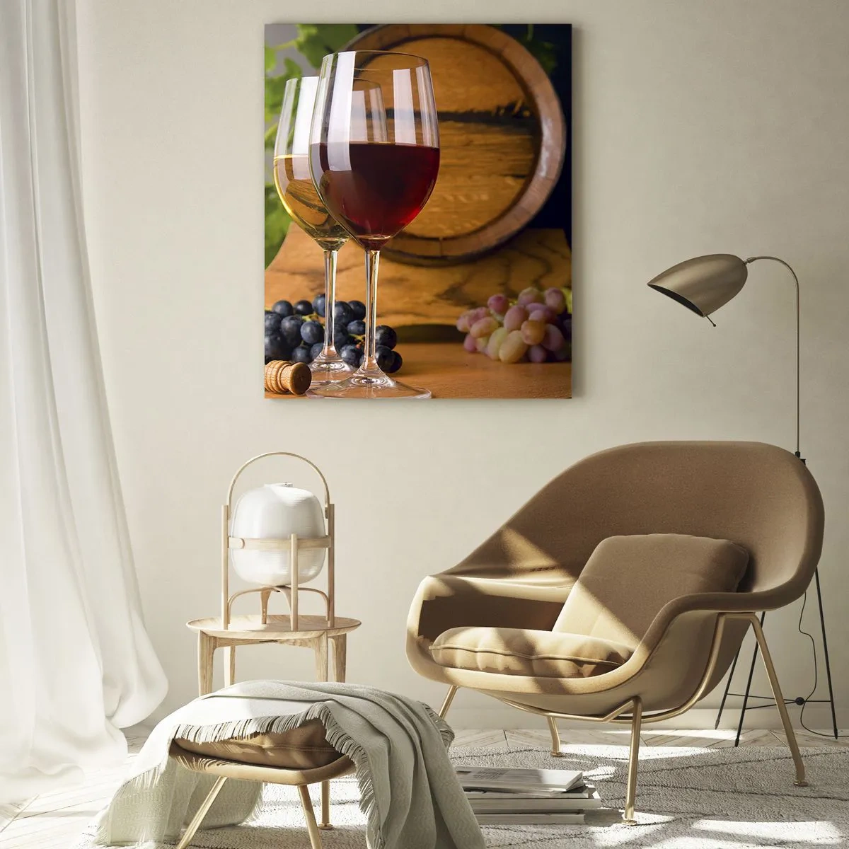 Glass picture - Like at Old Masters - 50x70 cm