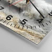 Clock face with numbers